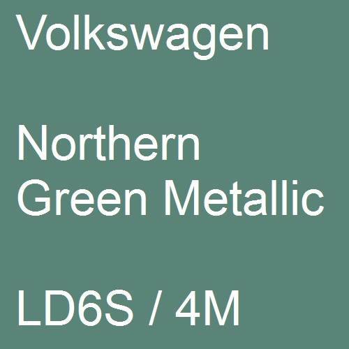 Volkswagen, Northern Green Metallic, LD6S / 4M.